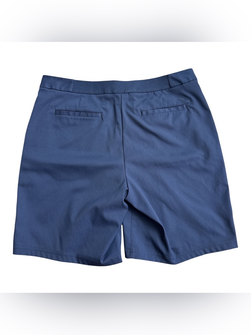 Puma Navy Blue Women's Golf Shorts - Picture 2 of 6
